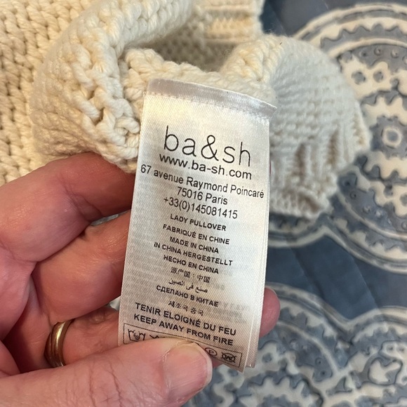 ba&sh Cream Button-Up Cardigan - Picture 2 of 8